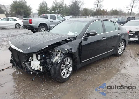 2012 Hyundai Genesis 4.6 z USA, uszkodzony, nr VIN KMHGC4DF0CU181265